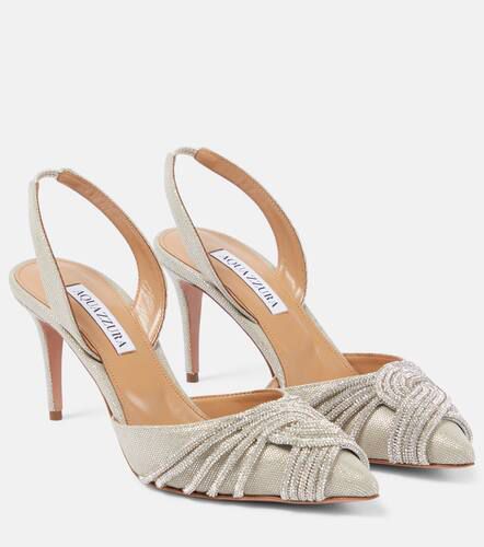 Gatsby 75 embellished slingback pumps - Aquazzura - Modalova