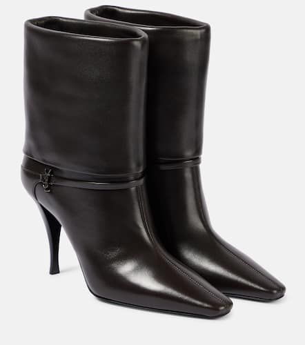 Ankle Boots Vicky 90 aus Leder - Saint Laurent - Modalova