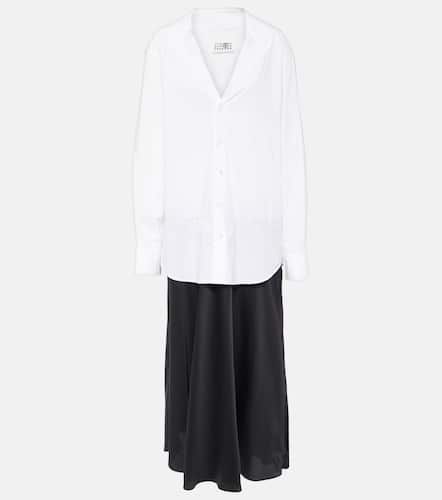 Robe midi en coton - MM6 Maison Margiela - Modalova