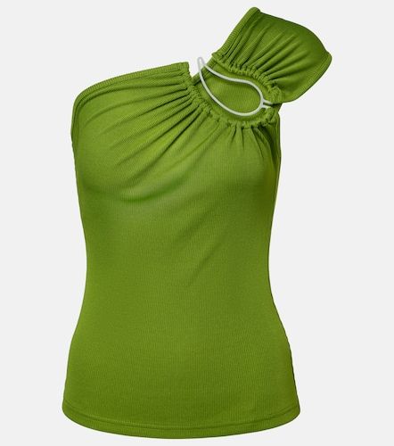 Paisley asymmetric gathered top - Christopher Esber - Modalova