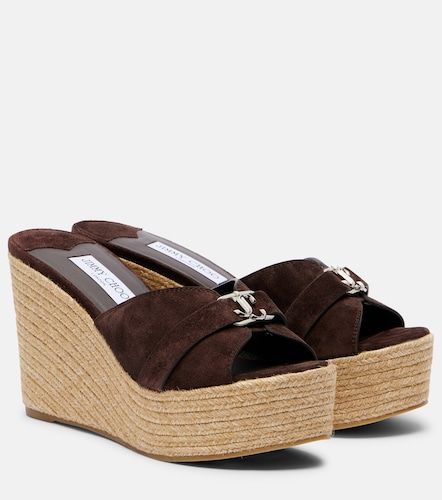 Jimmy Choo Cuñas Leda 100 de ante - Jimmy Choo - Modalova