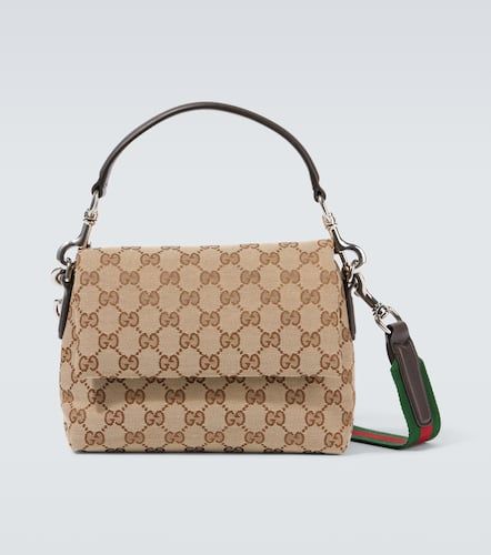 Bolso al hombro Small de lona GG - Gucci - Modalova