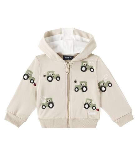 Baby - Felpa in misto cotone con zip - Monnalisa - Modalova