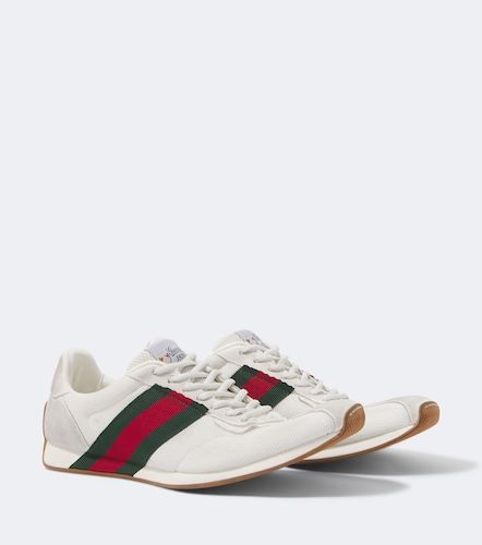 Tempo suede-trimmed sneakers - Gucci - Modalova