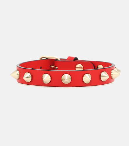 Verziertes Armband Loubilink aus Leder - Christian Louboutin - Modalova