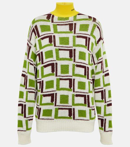 Prada Intarsia turtleneck sweater - Prada - Modalova