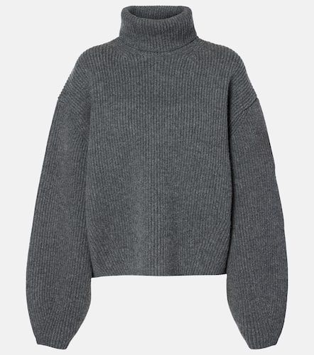 Ribbed-knit wool-blend turtleneck sweater - Toteme - Modalova