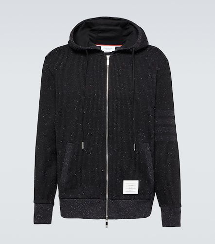 Thom Browne Cotton and silk hoodie - Thom Browne - Modalova