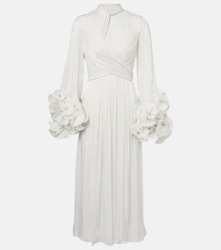Vestido de fiesta plisado con volantes - Costarellos - Modalova
