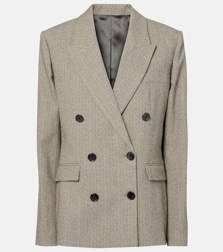 Blazer Irma in misto cotone a quadri - Isabel Marant - Modalova