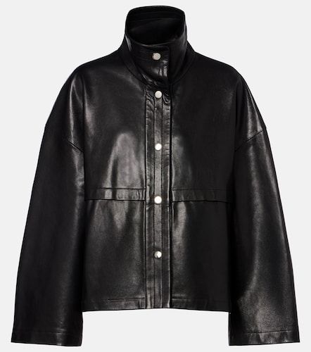 Nour Hammour Park leather jacket - Nour Hammour - Modalova