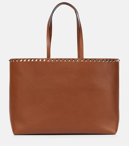 Rockstud Large leather tote bag - Valentino Garavani - Modalova
