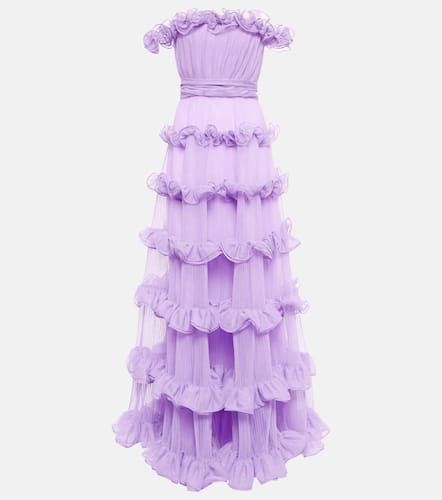 Vestido de fiesta de tul a capas - Giambattista Valli - Modalova