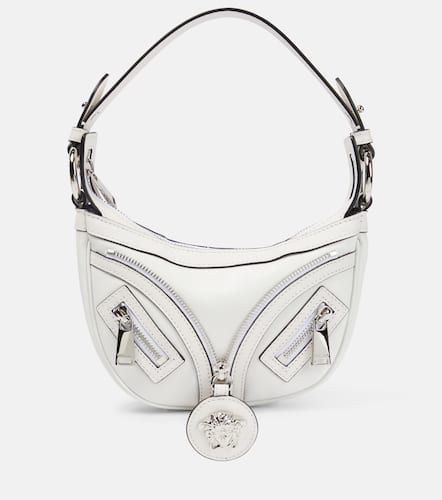 Repeat Mini leather shoulder bag - Versace - Modalova