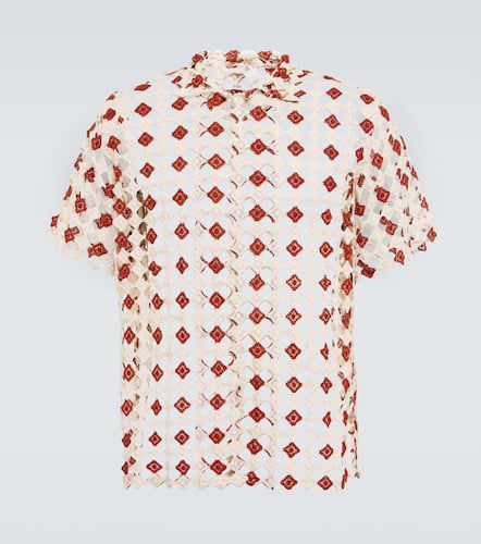 Bode Diamond Lace bowling shirt - Bode - Modalova