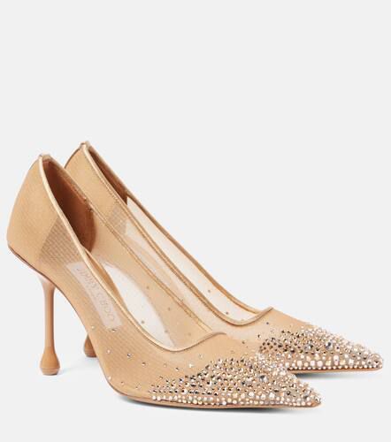 Pumps Ixia 95 in mesh con cristalli - Jimmy Choo - Modalova