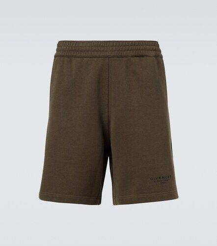 Stamp cotton Bermuda shorts - Givenchy - Modalova