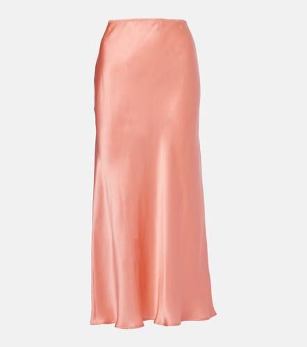 Rixo Ardith silk satin midi skirt - Rixo - Modalova