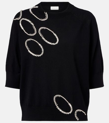 Pullover in lana con decorazioni - Dries Van Noten - Modalova
