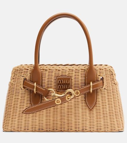 Miu Miu Bolso Aventure de mimbre - Miu Miu - Modalova