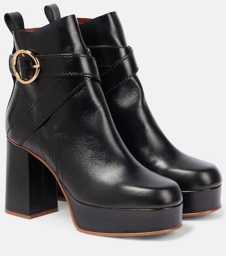 See By ChloÃ© Lyna leather ankle boots - See By Chloe - Modalova