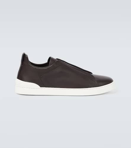 Sneakers Triple Stitch aus Leder - Zegna - Modalova