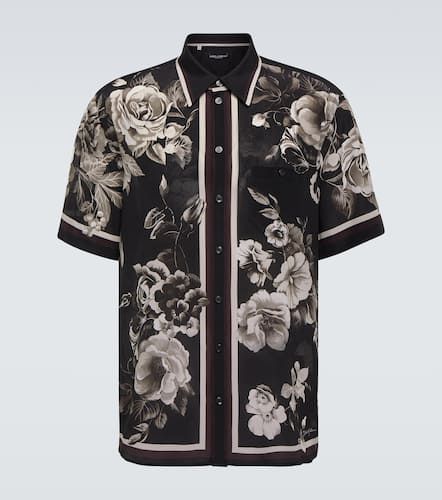 Camisa bowling de seda floral - Dolce&Gabbana - Modalova