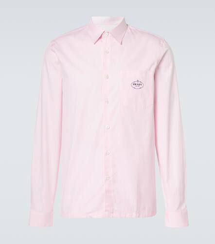 Prada Logo cotton Oxford shirt - Prada - Modalova