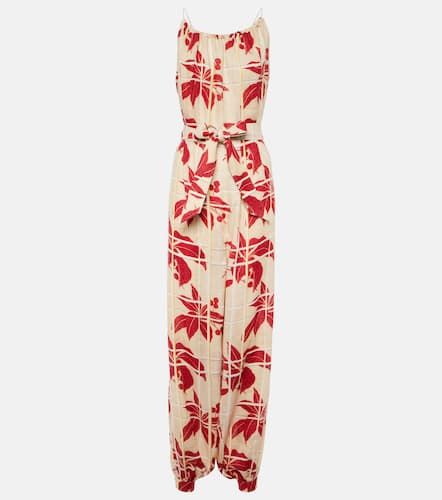 Cristina floral linen jumpsuit - Loro Piana - Modalova