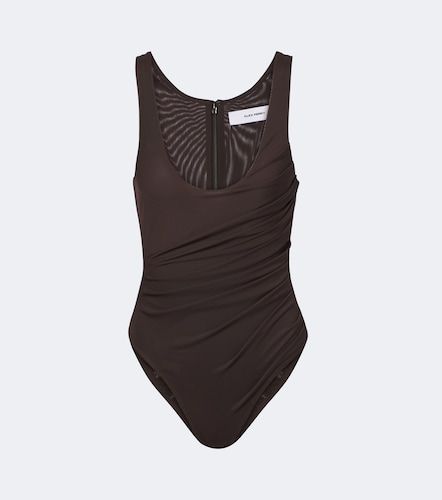 Alex Perry Gathered mesh bodysuit - Alex Perry - Modalova