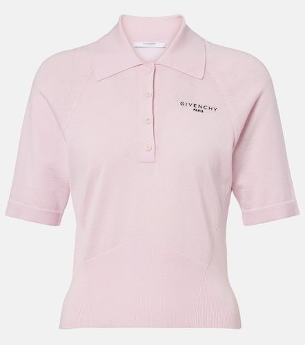 Givenchy Cotton and silk polo shirt - Givenchy - Modalova