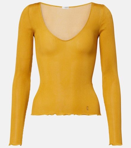 Saint Laurent Top in seta - Saint Laurent - Modalova