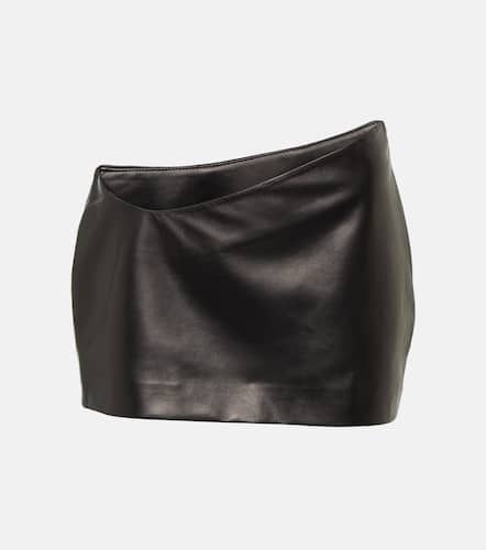 MÃ´not Asymmetric leather miniskirt - Monot - Modalova