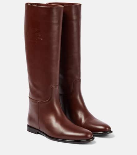 Etro Leather high-knee boots - Etro - Modalova