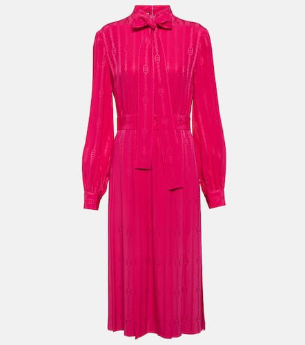 Gucci GG jacquard silk midi dress - Gucci - Modalova