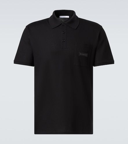 Polo de piqué de algodón con logo - Givenchy - Modalova