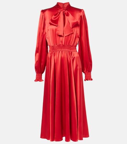 Silk satin shirt dress - Dolce&Gabbana - Modalova