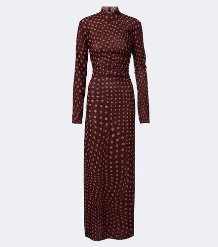 Abito lungo in mesh a pois - Stella McCartney - Modalova
