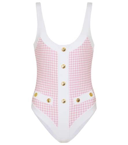 Sailor checked swimsuit - Caroline Constas - Modalova