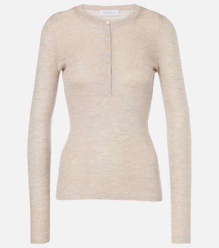 Julian cashmere and silk Henley shirt - Gabriela Hearst - Modalova