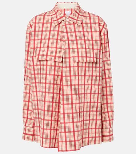 Camicia in cotone a quadri - Bottega Veneta - Modalova