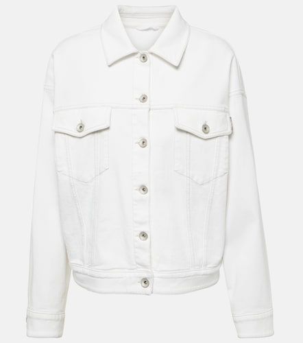Cotton-blend denim jacket - Brunello Cucinelli - Modalova