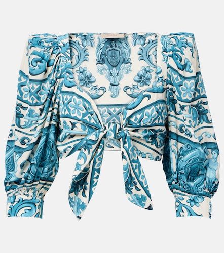 Adriana Degreas Printed crop top - Adriana Degreas - Modalova