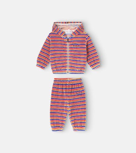 Bebé - chándal de terciopelo a rayas - Bobo Choses - Modalova