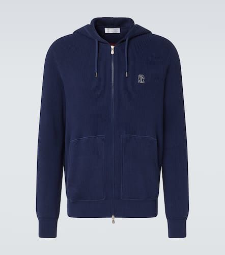 Sudadera con capucha de algodón - Brunello Cucinelli - Modalova