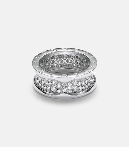 Anillo B.zero1 de oro blanco de 18 ct con diamantes - Bvlgari - Modalova