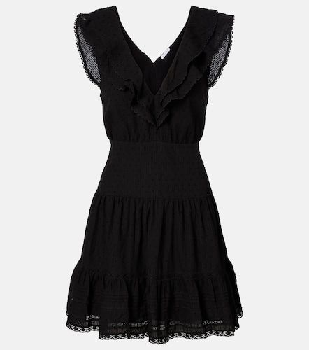 Della ruffled cotton minidress - Poupette St Barth - Modalova