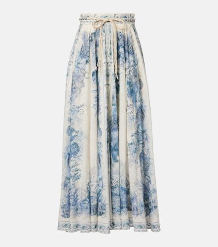 Falda midi Wanderlust de algodón - Zimmermann - Modalova