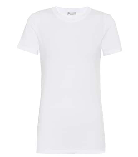 Stretch-cotton T-shirt - Brunello Cucinelli - Modalova