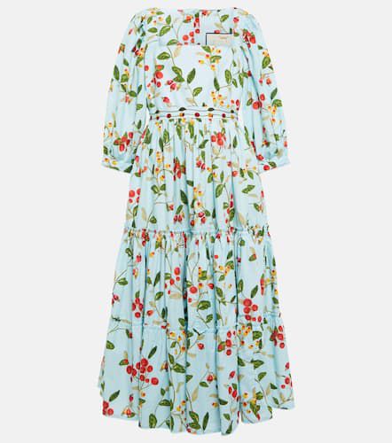 Miel printed cotton midi dress - Agua by Agua Bendita - Modalova